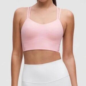 Lululemon Like a Cloud Longline Bra Light Support, B/C Cup, NWT, Light Pink